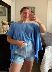 Flowy Summer Top - Blue