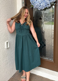 Evergreen Midi Dress