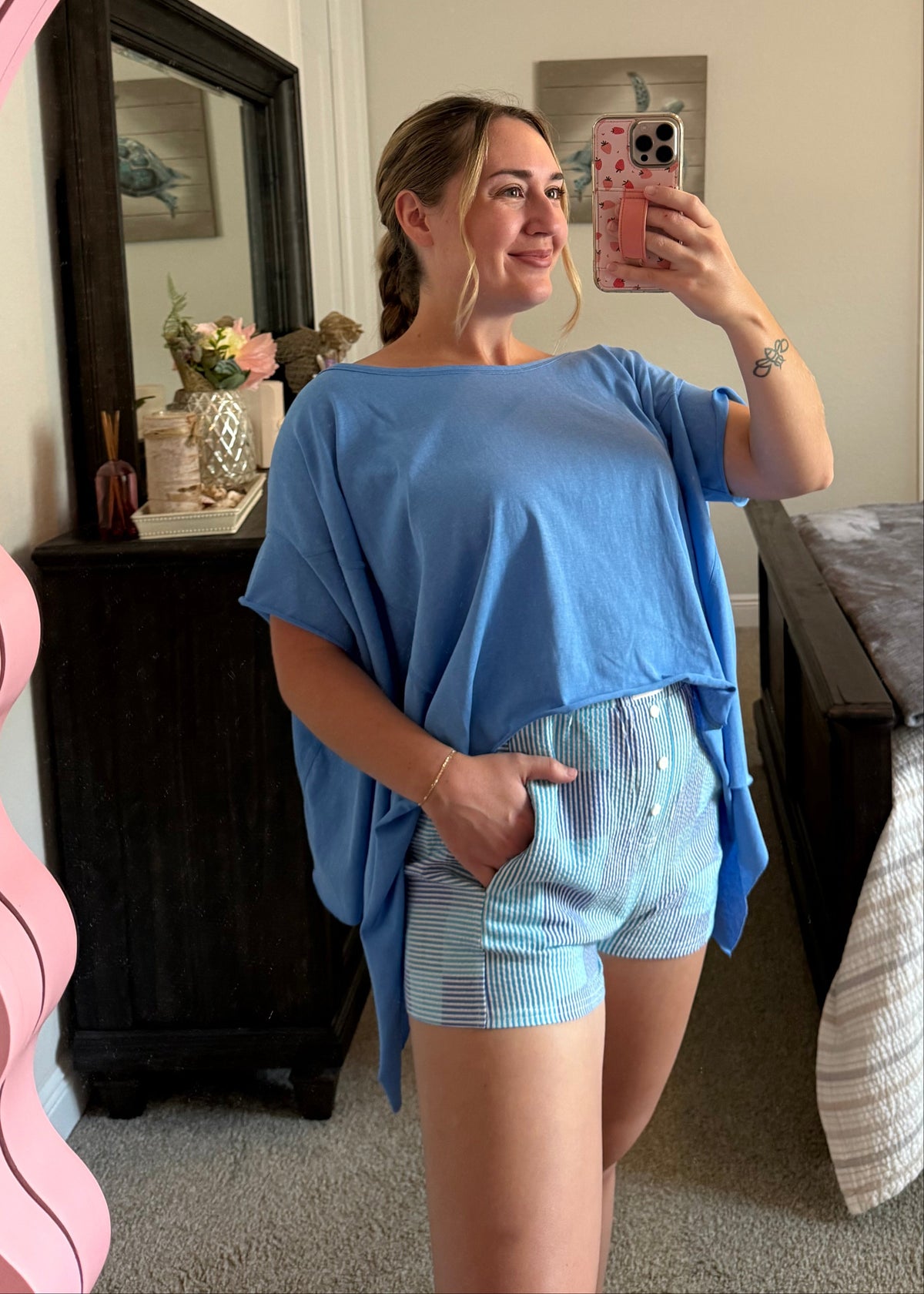 Flowy Summer Top - Blue