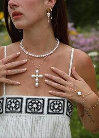 Godly Girl Freshwater Pearl Strand Necklace