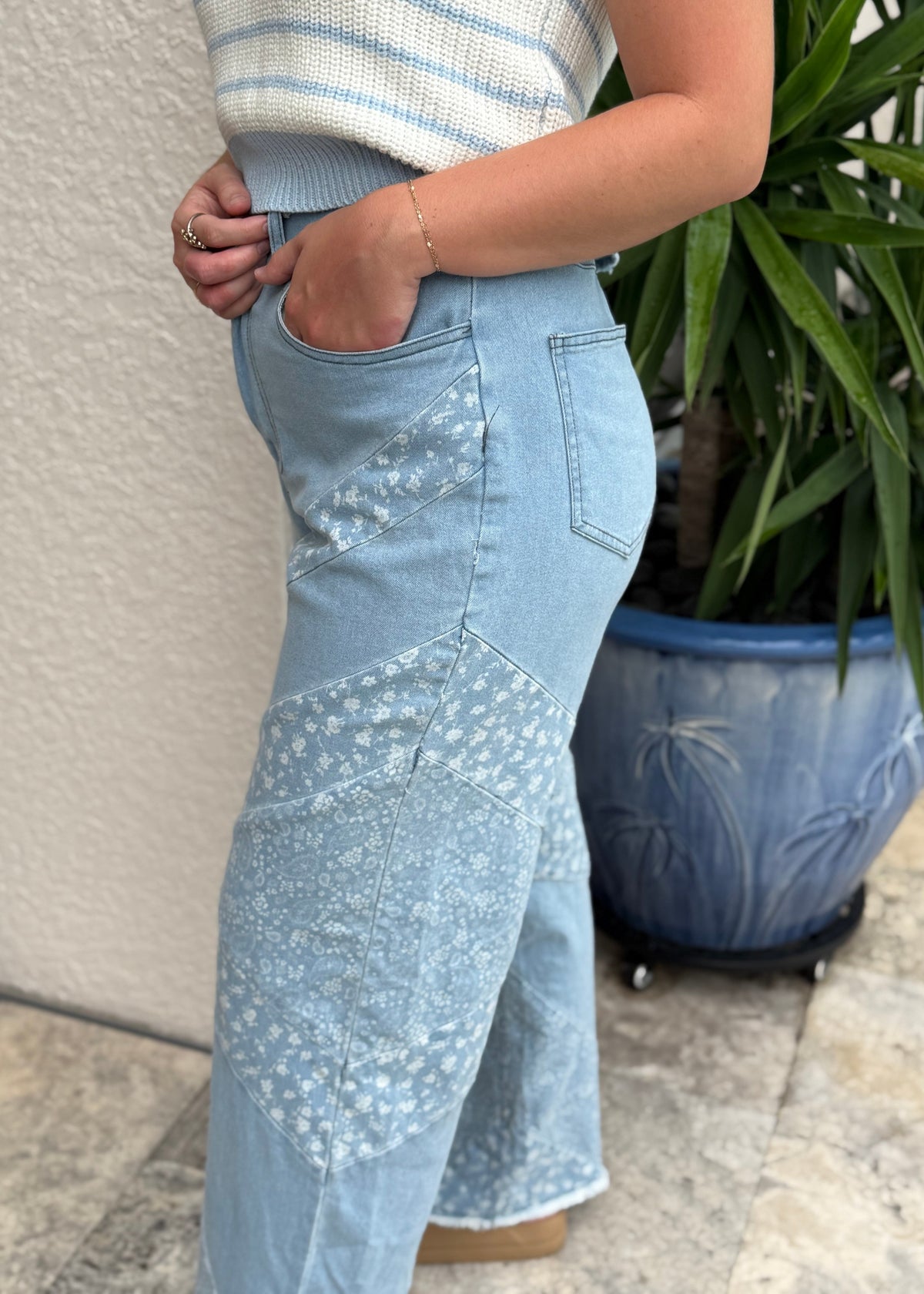 Paisley Patchwork Jeans