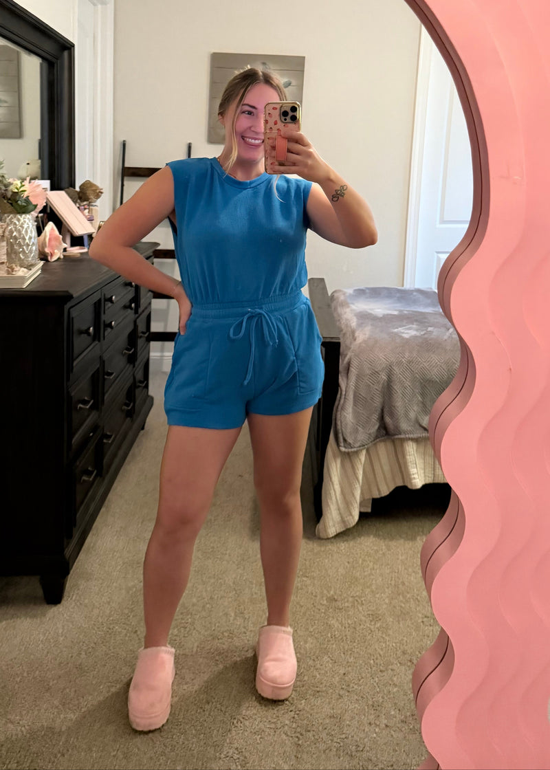 Blue Raspberry Romper