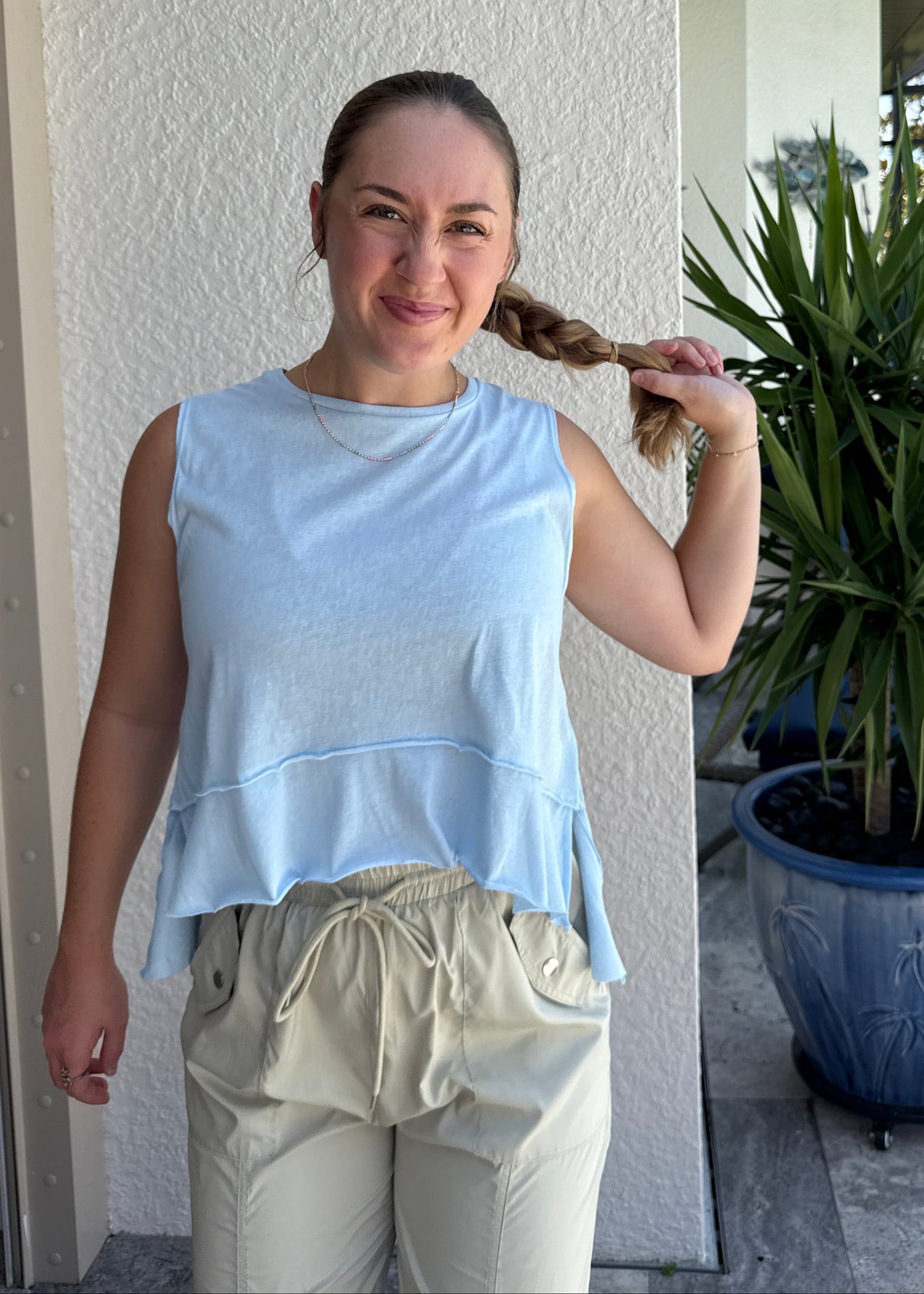 Petal Active Top - Blue