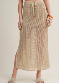 Barefoot Coast Maxi Skirt - Tan