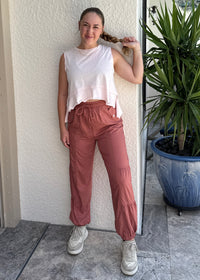 Grab & Go Joggers - Clay