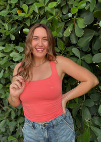 Summer Vacation Tank - Coral