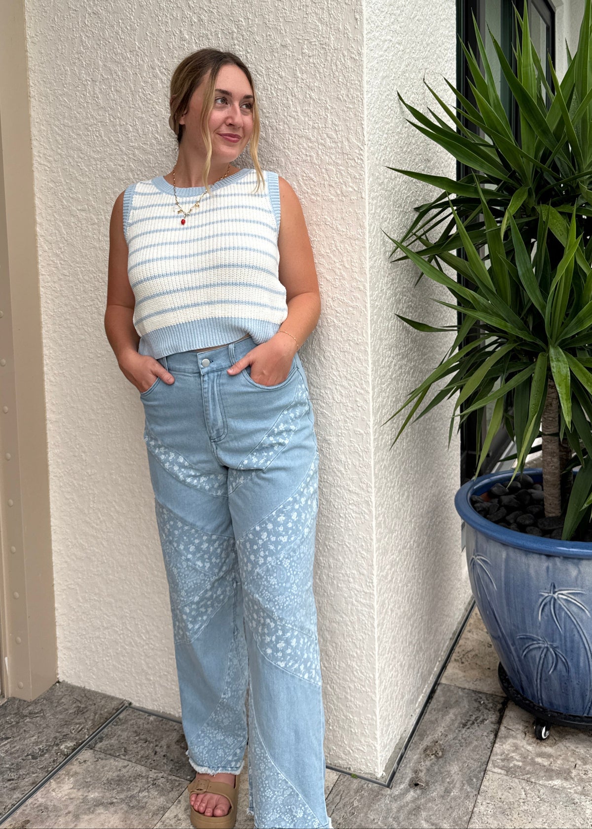 Paisley Patchwork Jeans