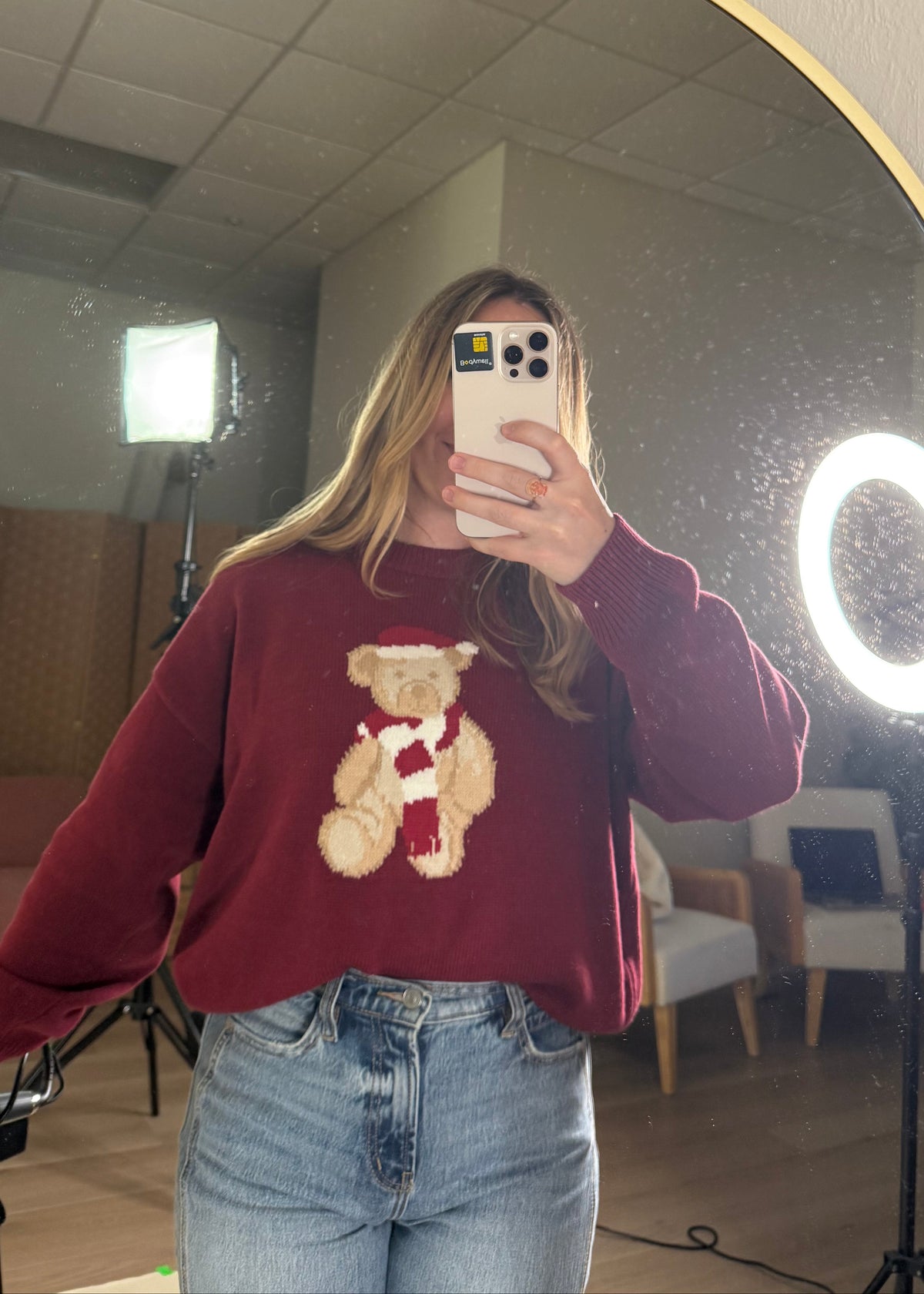 Holly Jolly Teddy Sweater