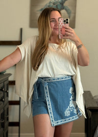 Flowy Summer Top - Cream