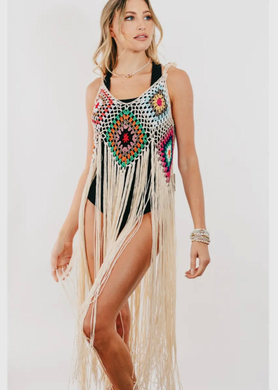 Fringe cover up