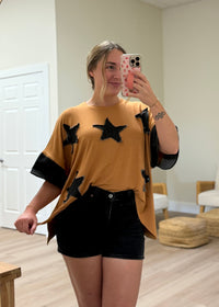 Flowy Star Top