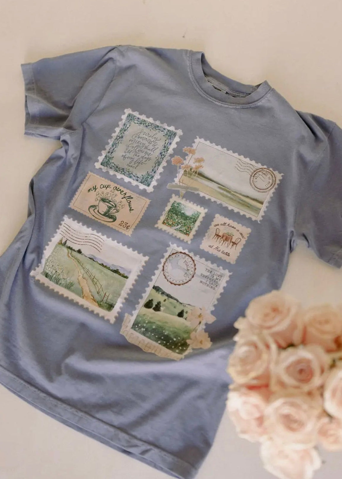 Psalm 23 Stamp Tee